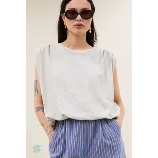 BY-BAR Nilou Jersey Top Grey Melee