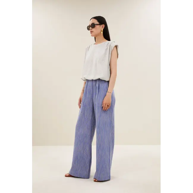 Nilou Jersey Top Grey Melee