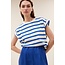 BY-BAR Tobi Stripe Top Azul Blue Stripe