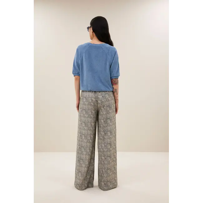 Neva Slub Top Blue Stone