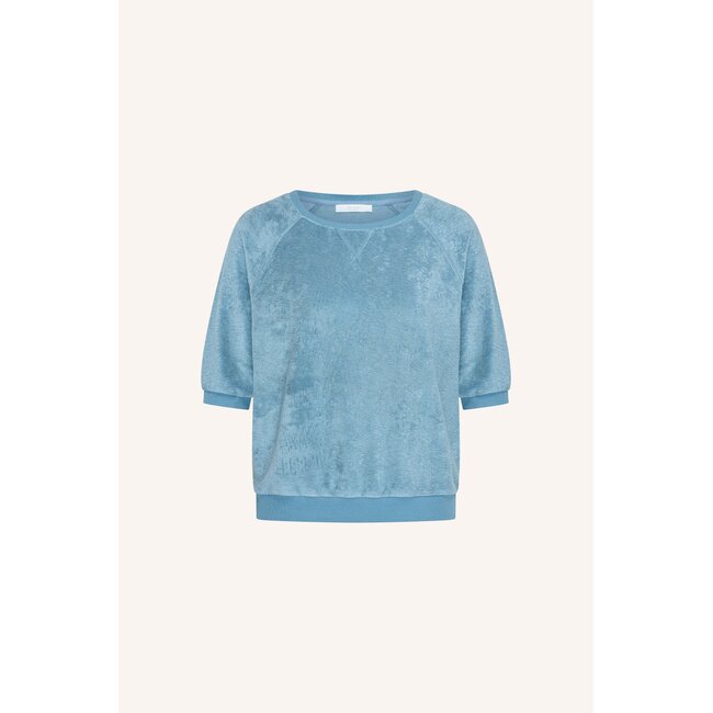 Neva Slub Top Blue Stone