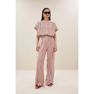 BY-BAR Benji Wide Stripe Pants Red Stripe