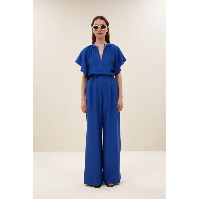 Celin Gloss Pants Kingsblue