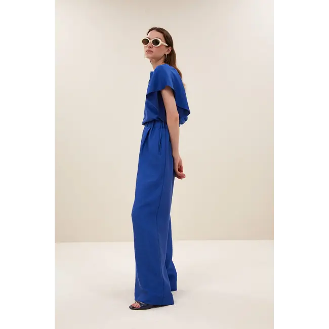 Celin Gloss Pants Kingsblue