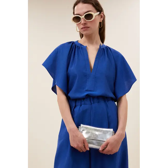 Celin Gloss Pants Kingsblue