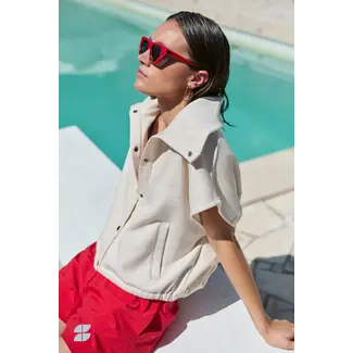 BY-BAR Sean Jacket Buttons Oyster Melee