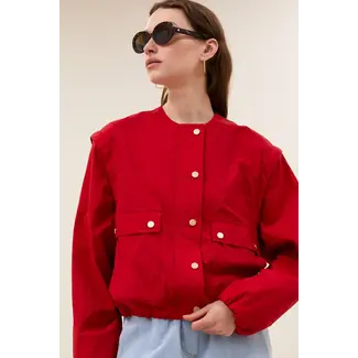 BY-BAR Maggie Zip Jacket Red