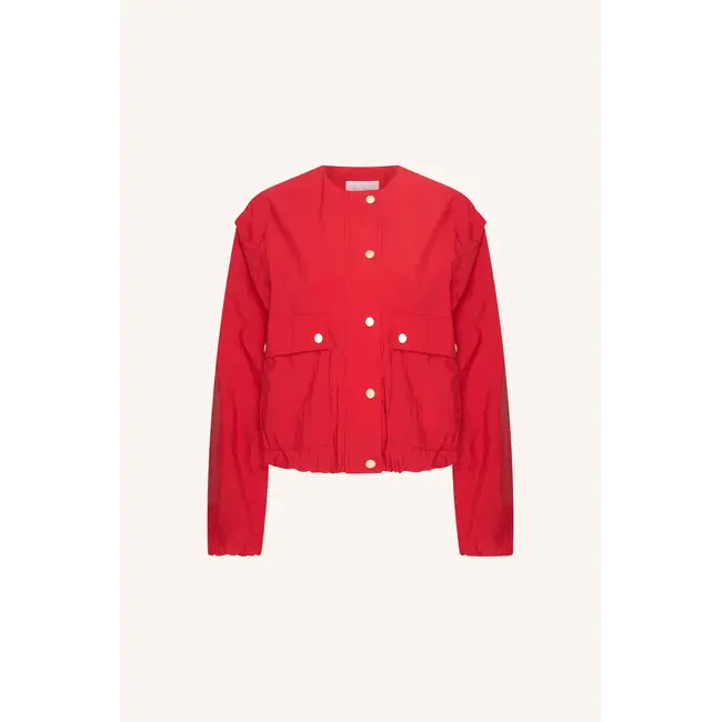 Maggie Zip Jacket Red