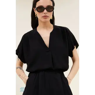 BY-BAR Moon Viscose Blouse Jet Black