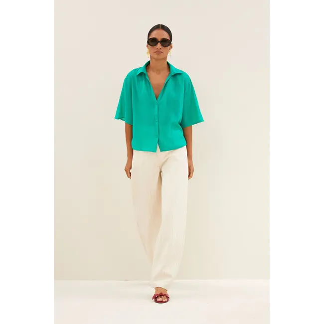 Kick Blouse Lucky Green