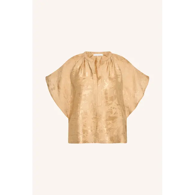 Vina Jacquard Blouse Desert