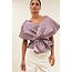 Simone Metallic Top Dusty Lilac