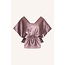 Simone Metallic Top Dusty Lilac
