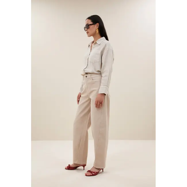 Begum Stripe Pants Sand Stripe