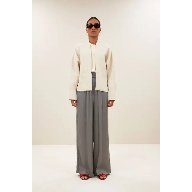 Flora Cotton Jacket Light Chalk