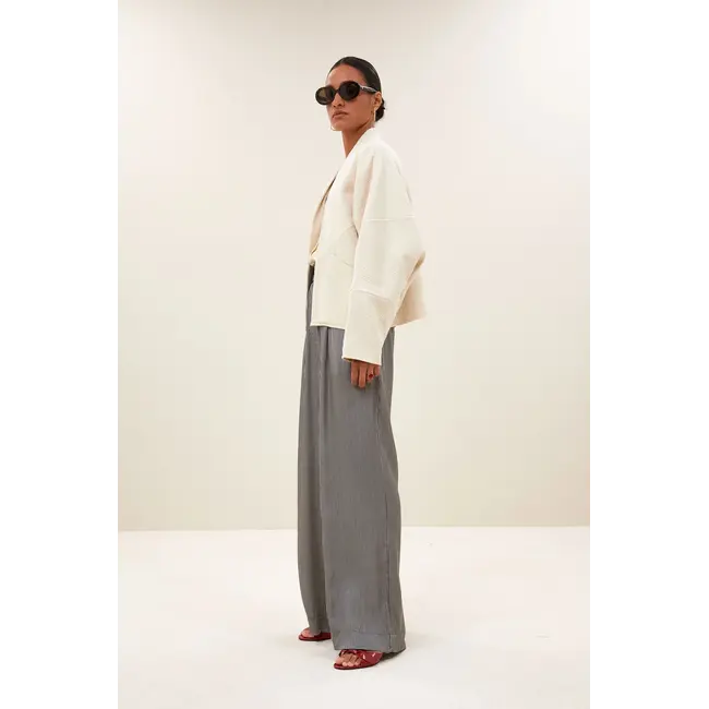 Flora Cotton Jacket Light Chalk