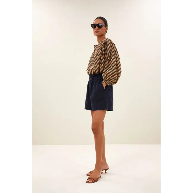 Leon Twill Short Captain Blue