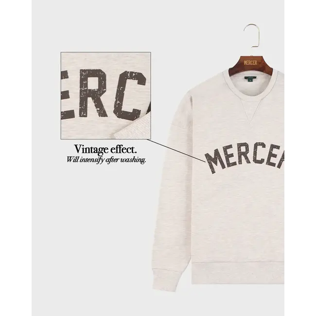 Mercer Logo Sweat Off White