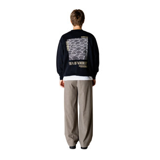 Woodbird WBCane Sea Crew Sweater Black