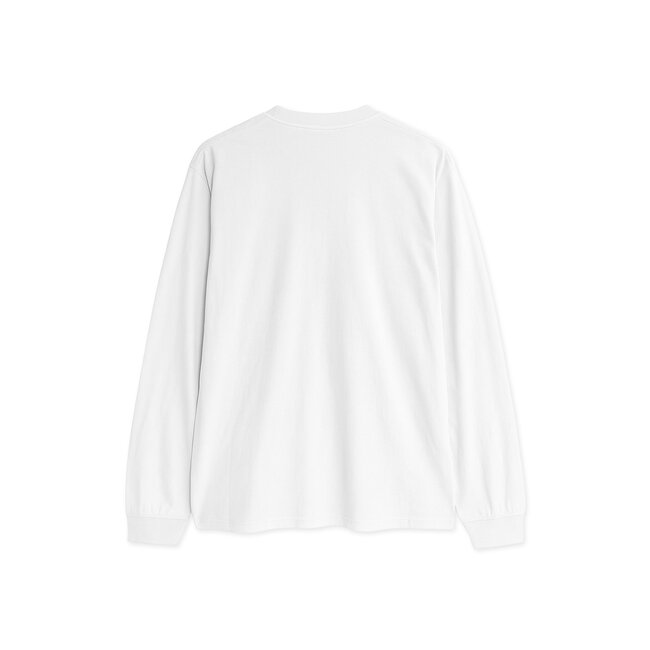 WBBaine LS Tee White