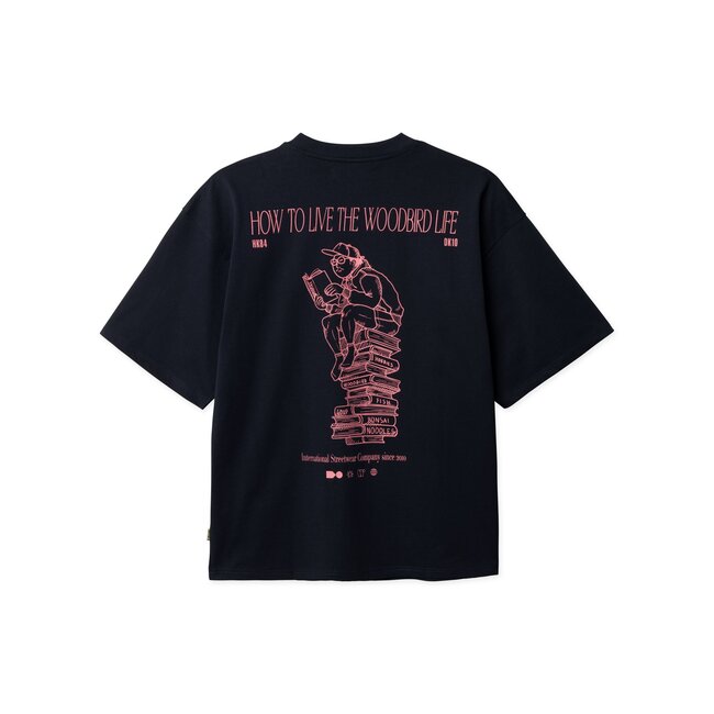 WBBeam Book Tee Dark Navy