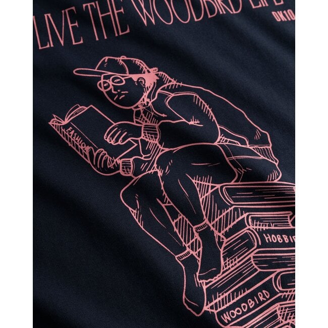 WBBeam Book Tee Dark Navy