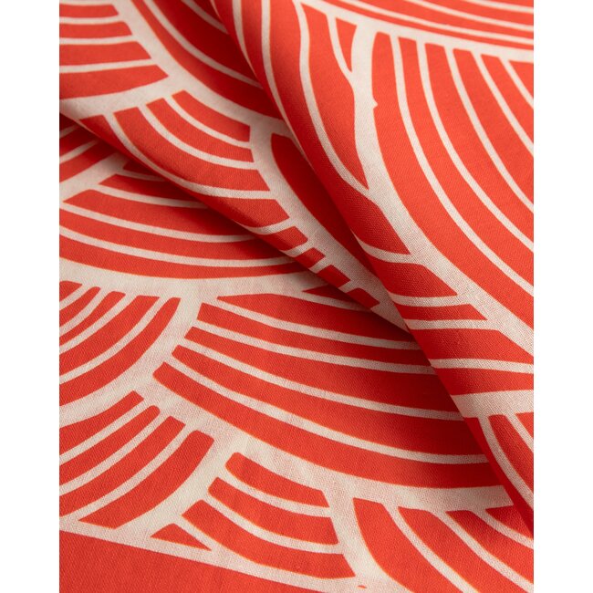 WBCudo Noodle Scarf Bright Red