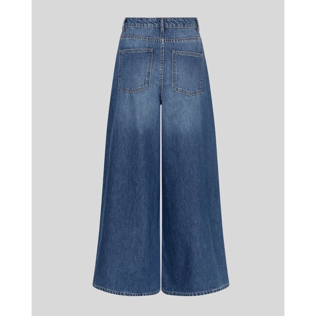 MSCHTurig Alena Pants Mid Blue Wash Blue