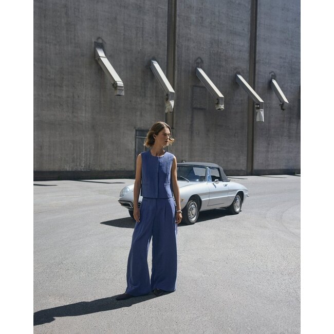 MSCHFrode HW Pants Vintage Indigo Blue