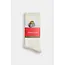 Jaquard Crew Sock White TOA