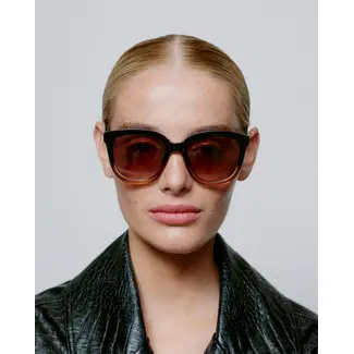 Kjaerbede Zonnebril Billy Black/Brown Transparent