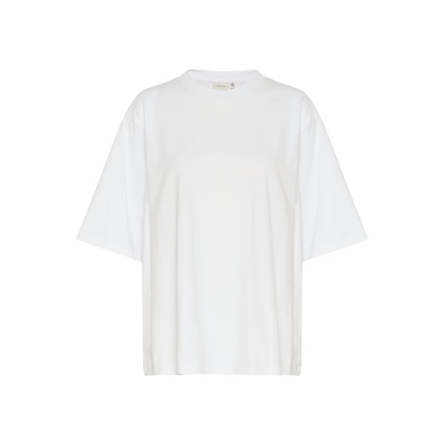 SimmaGZ emb Tee Bright White
