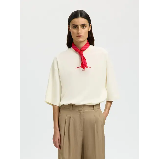 SLFBOXY LIA SS HOTEL AMOUR TEE Egret