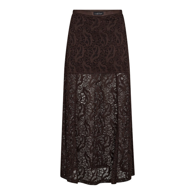 Summer Lace Tall Skirt Mocca