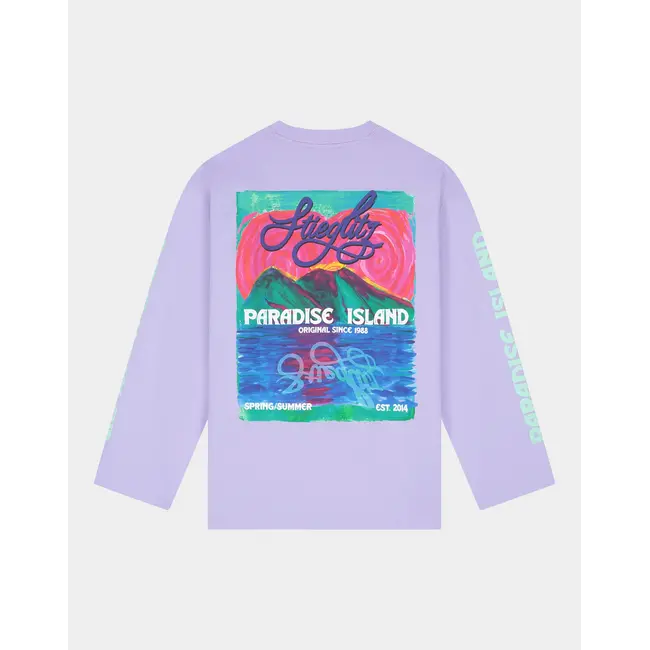 Fanna Skate Tee Wide Sleeves Purple