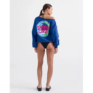 Stieglitz Maik Off-Shoulder Sweater Blue