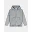 Ado Zipped Denim Hoodie Grey