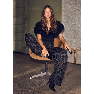 HAUTE L'AMITIÉ New Funky Bodysuit Black