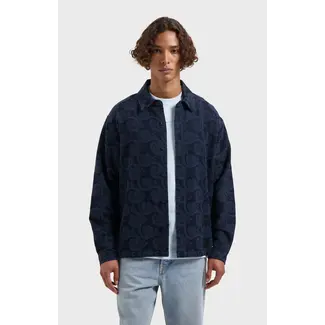 Law Of The Sea MARINE JACQUARD SHIRT Sky Captain