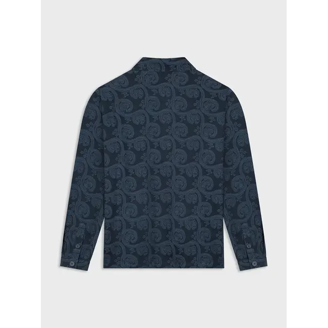 MARINE JACQUARD SHIRT Sky Captain