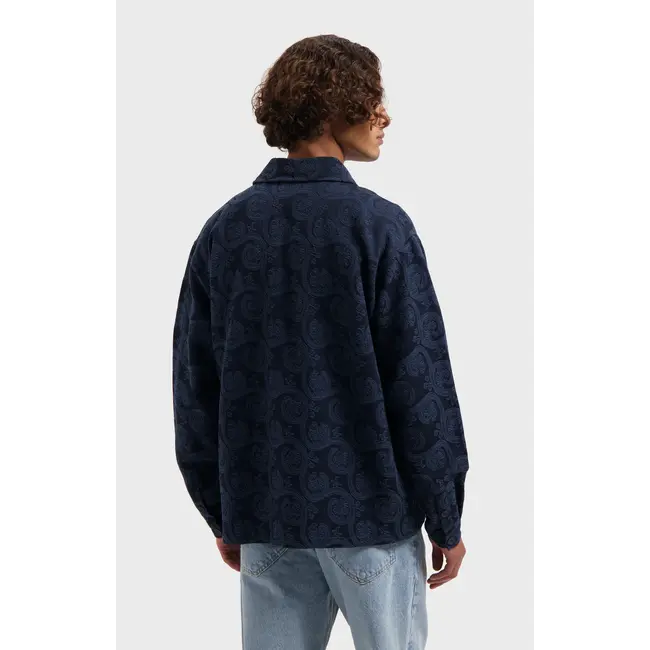 MARINE JACQUARD SHIRT Sky Captain