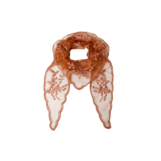 Black Colour Sjaal Tobacco