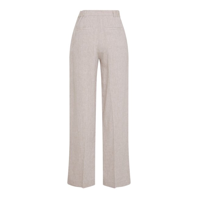 MSCHPennie Ginia HW Pants Sand Melange Beige