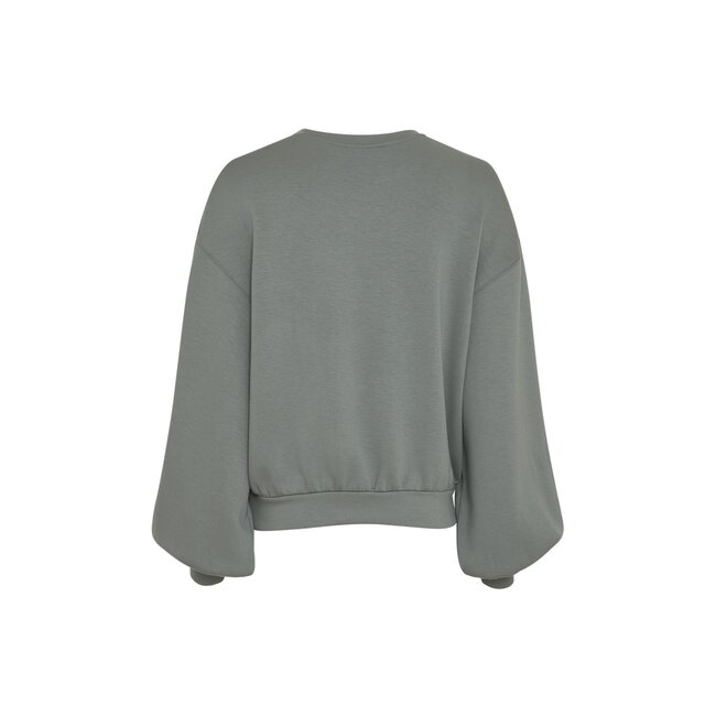 MSCHBrionna Ima Q Sweatshirt Laurel Wreath Green