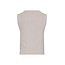 MSCHViana Ginia V Neck Waistcoat Sand Melange Beige