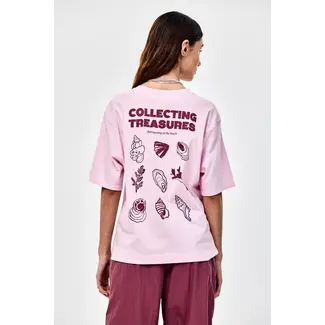 CKS T-Shirt met backprint roze