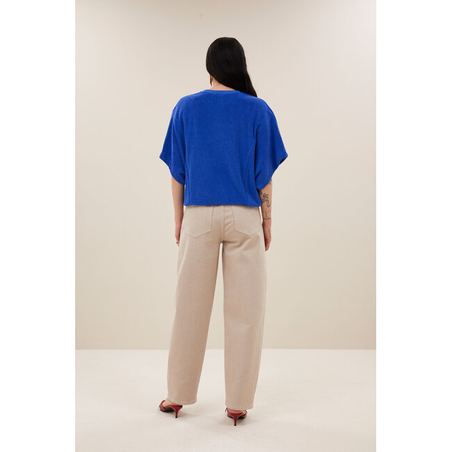 Nuki Slub Top Azul Blue