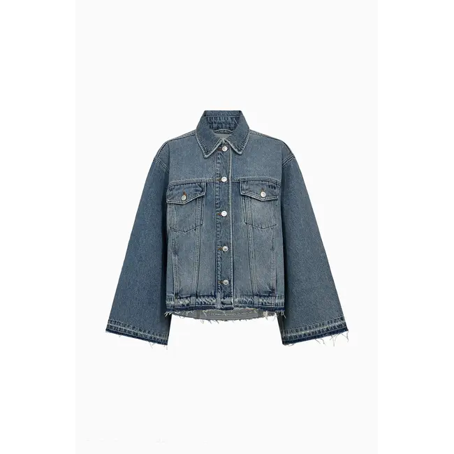 IVY-Boa Denim Jacket Wash Watford 51 Denim Blue