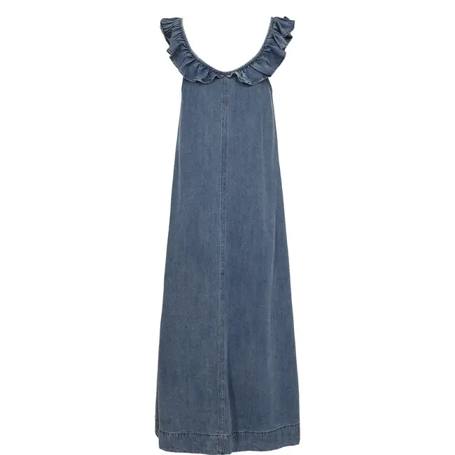 NUELIDA DRESS Snow Washed Denim