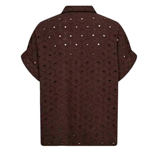 NUPALMA SLEEVELESS SHIRT Chicory Coffee